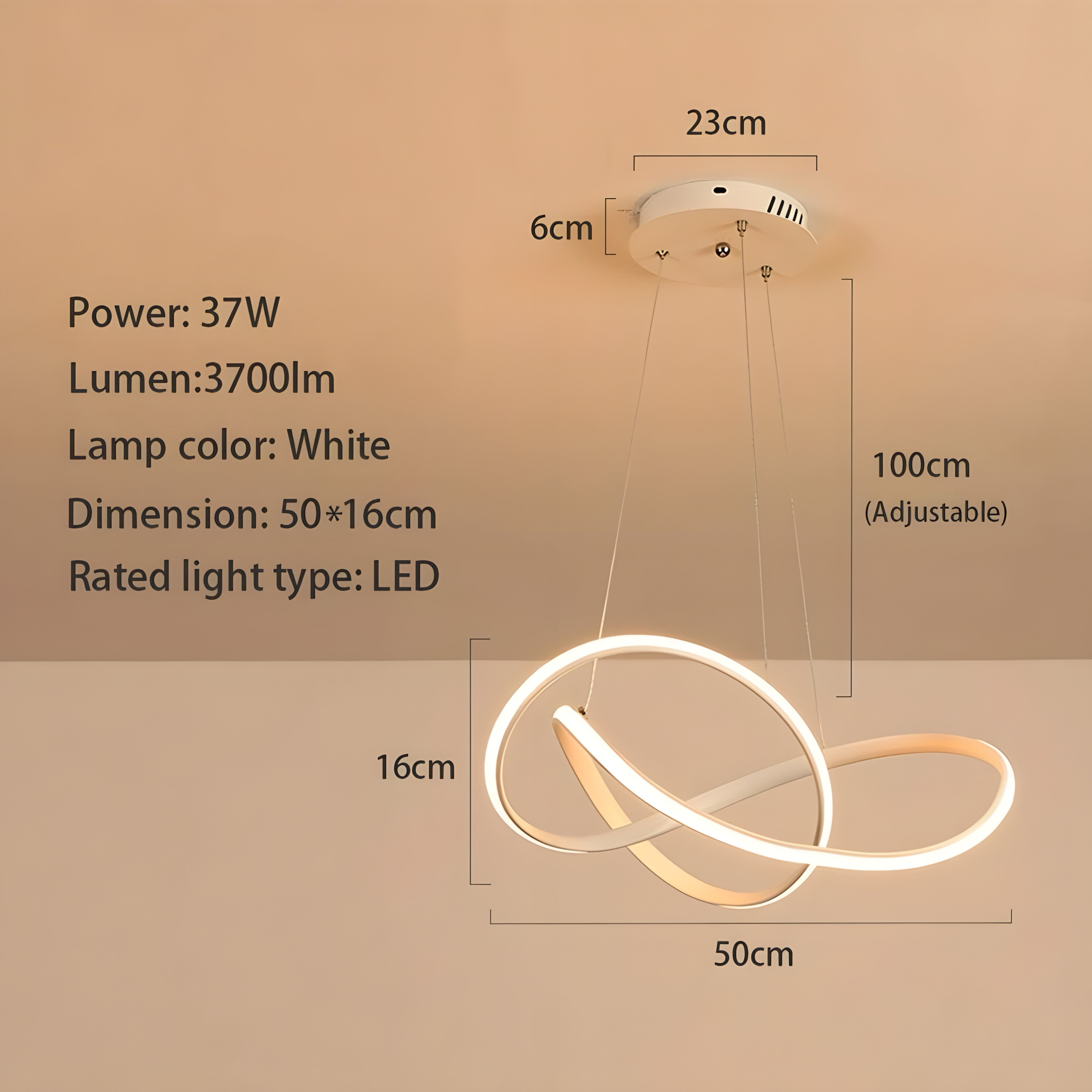 Infinity 8 Lampadario Pendente LED